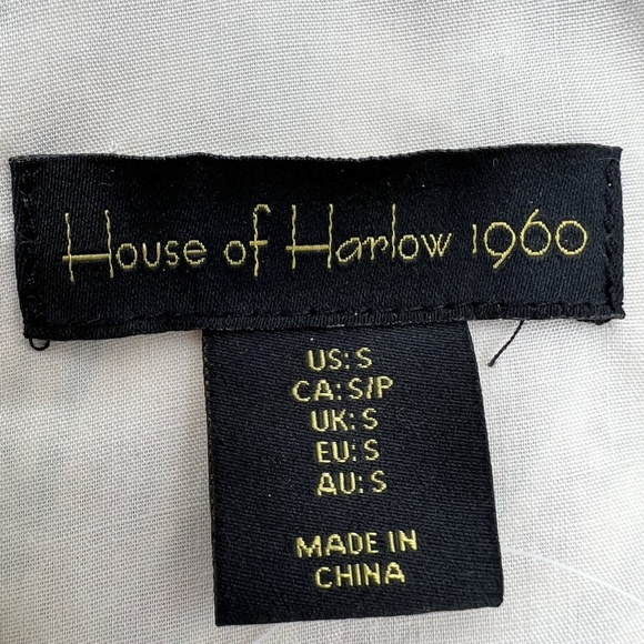 HOUSE OF HARLOW 1960 - Linen Blend Tiered Dress - Picture 10 of 12